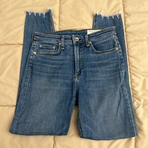 Rag and bone New York Nina high rise ankle skinny jeans